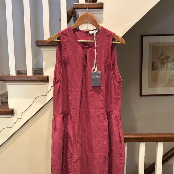 Eco Lini Dresses & Skirts - Linen Smmer Dress Sleeveless